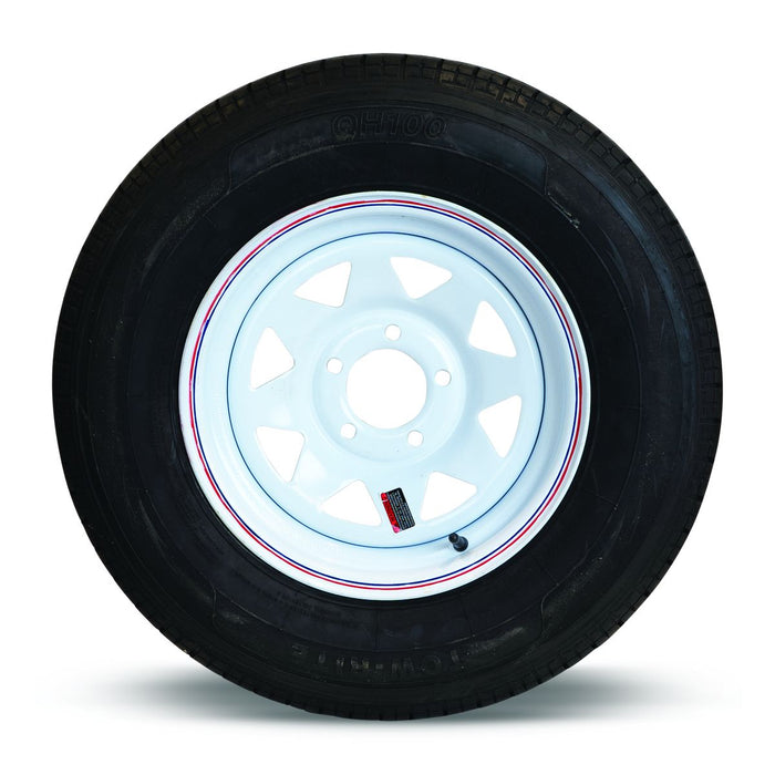Tow-Rite RDG25-705-WS6 - Tire & Rim ST235/80R16 LRE White Spoke 4.28