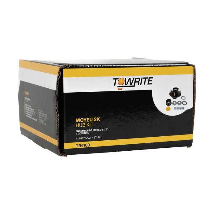 Tow Rite TR4100 - Complete Hub Kit 2K 4-4 Bearing 1-1/16"