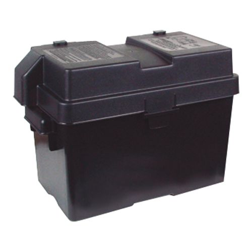 RV Pro 20-5053 - Grande boîte, convient aux batteries du groupe 24-31, noir (14,50"L x 7,87"l x 10"H)