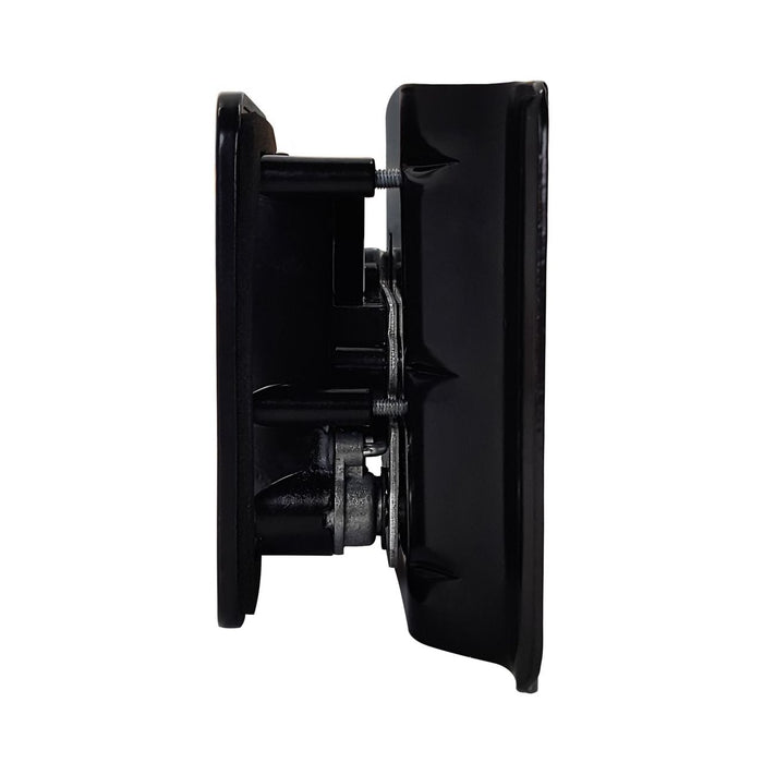 RV Pro RVP194100 - Loquet de serrure de porte d'entrée à palette avec pêne dormant noir